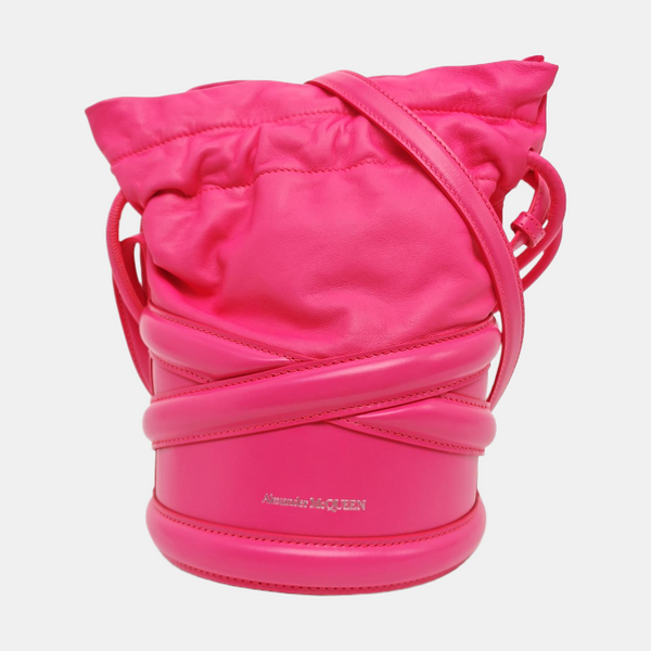 Calfskin Bucket Bag Pink