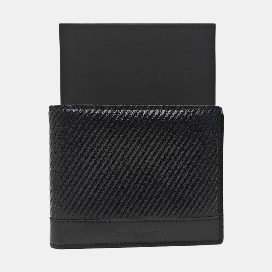Patent Leather Wallet Black