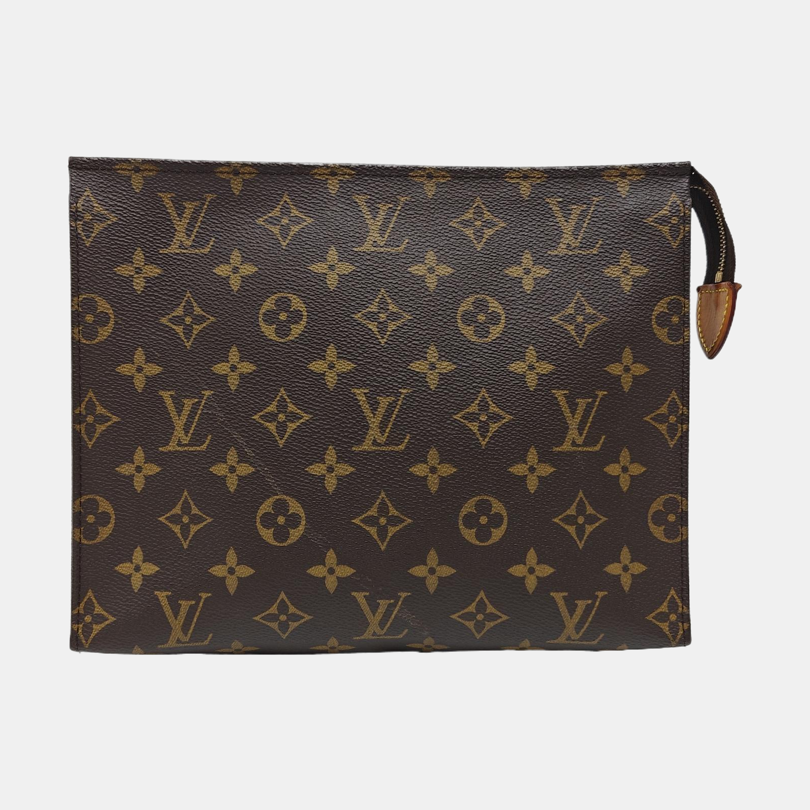 TOILET POCKET 26 Monogram Coated Canvas Brown