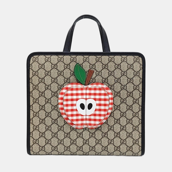 Children’s GG Bucket Monogram Coated Canvas Beige
