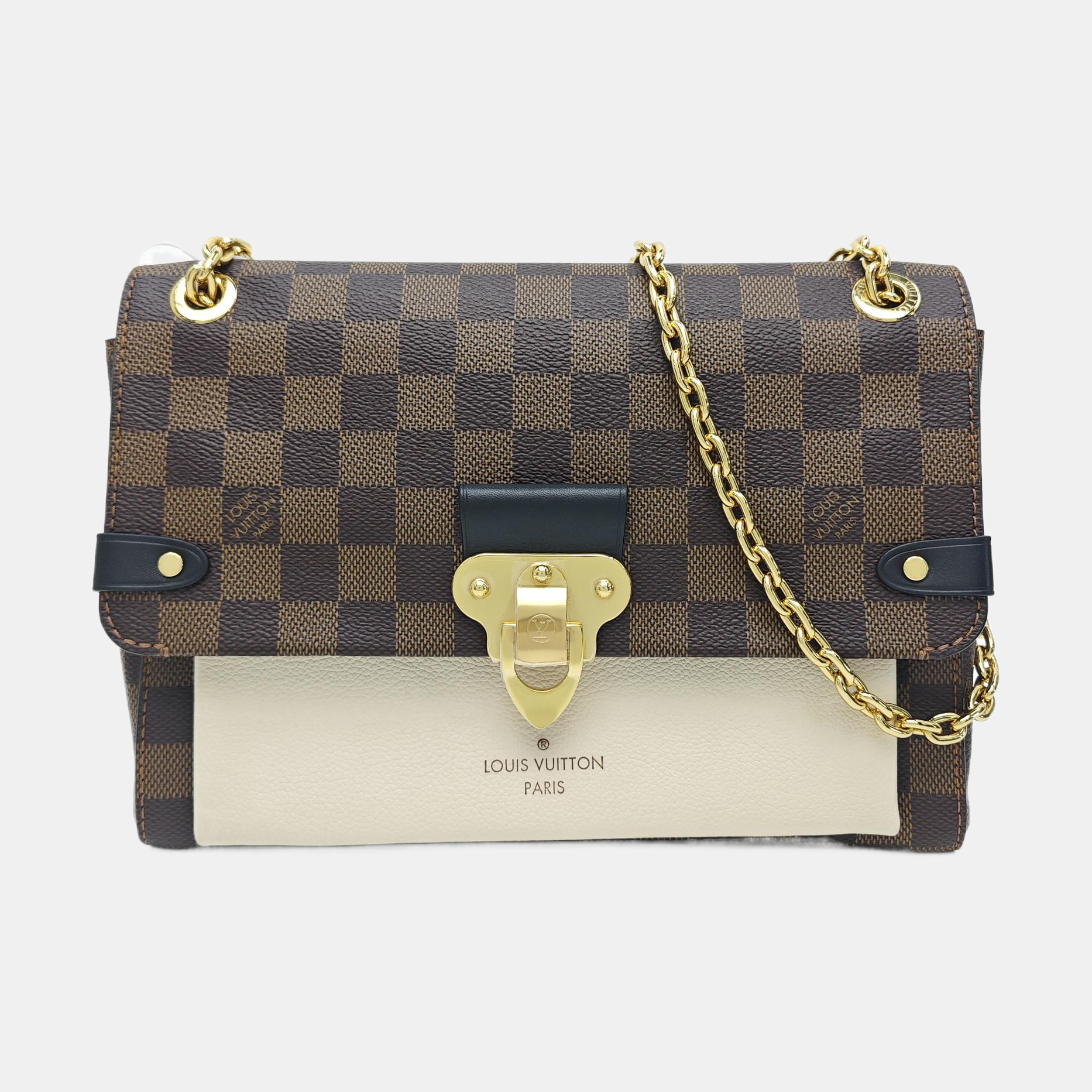 VAVIN PM Damier Ebene Coated Canvas Brown