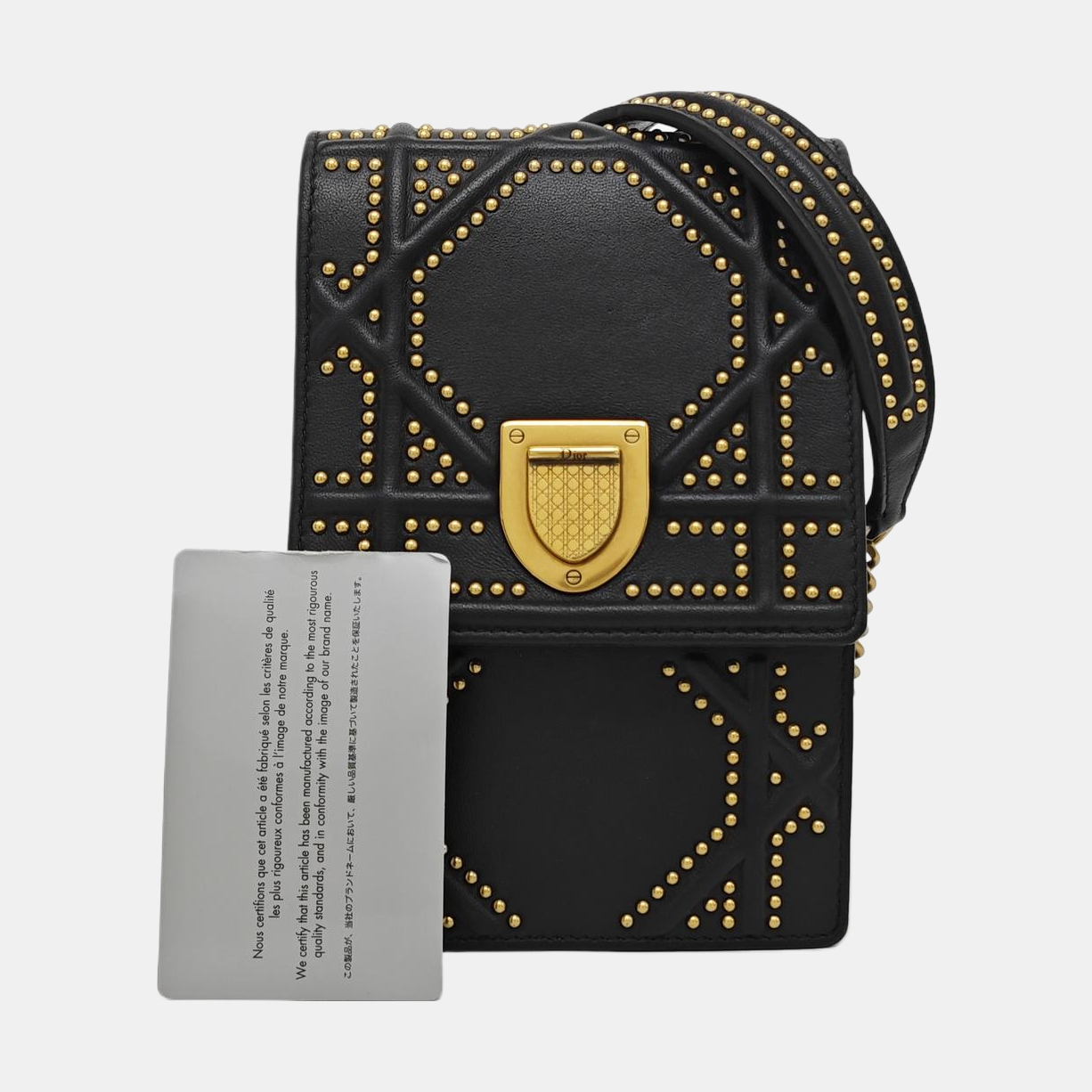 Diorama Calfskin Black