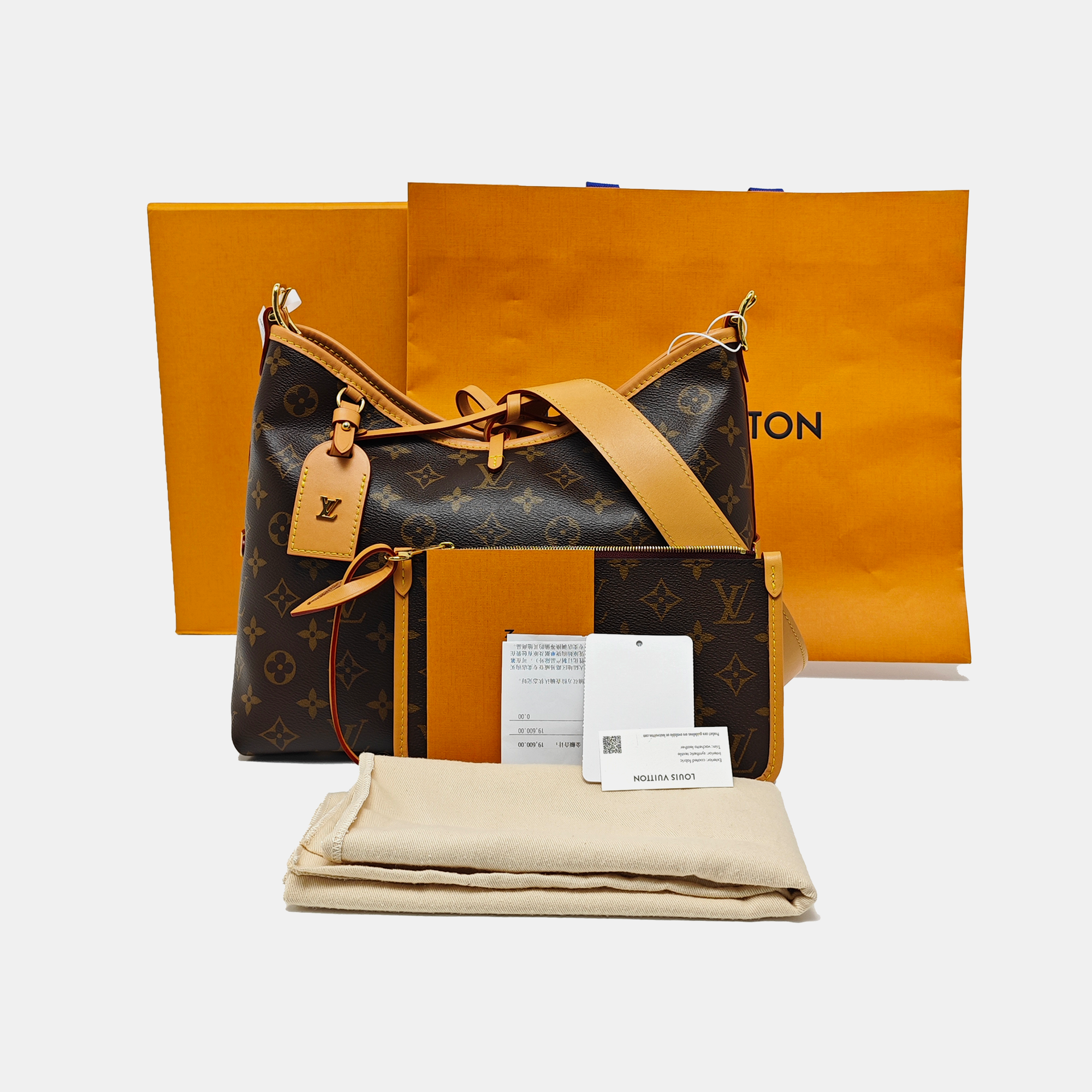 CARRYALL PM Monogram Coated Canvas Brown