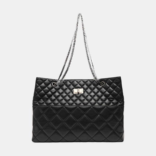 2.55 Quilted Calfskin Black
