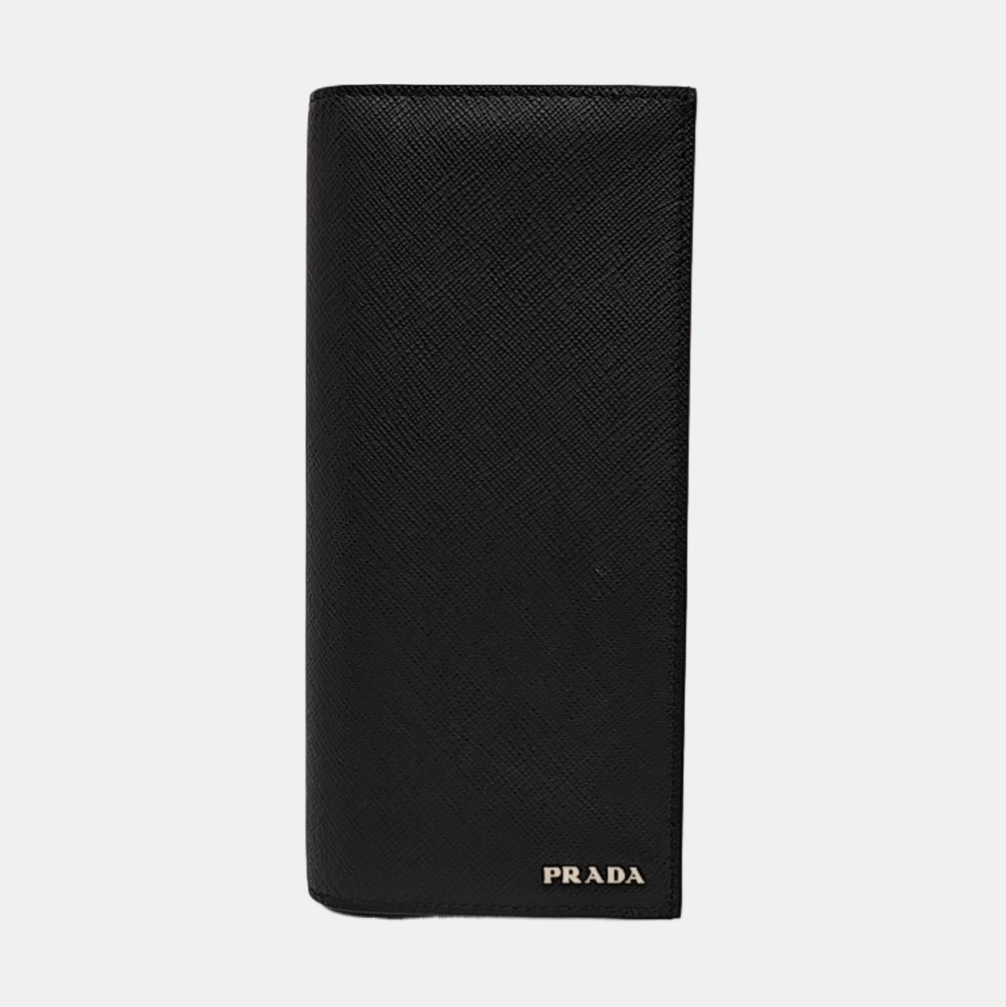 Saffiano Calfskin Wallet Black
