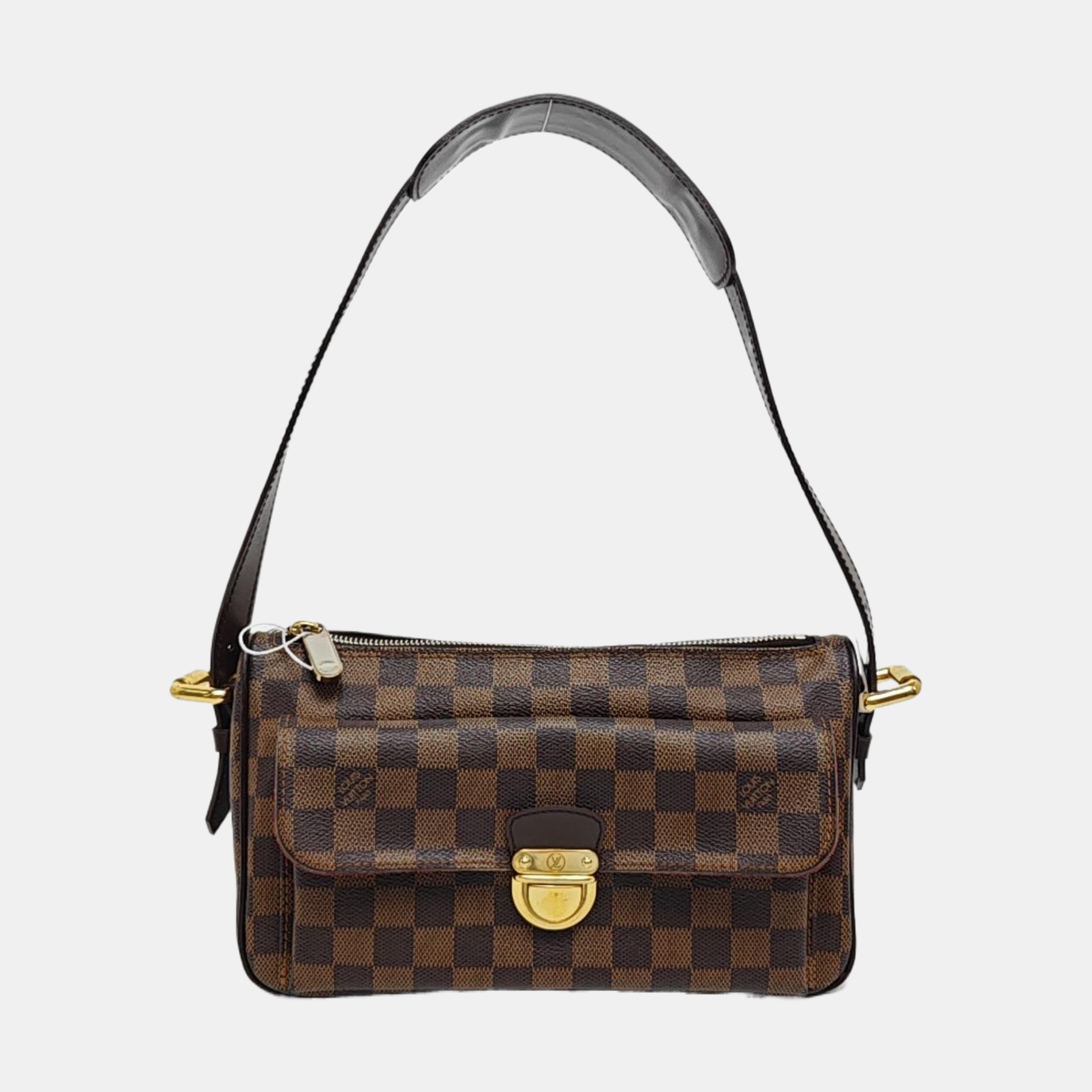 RAVELLO GM Damier Ebene Coated Canvas Brown