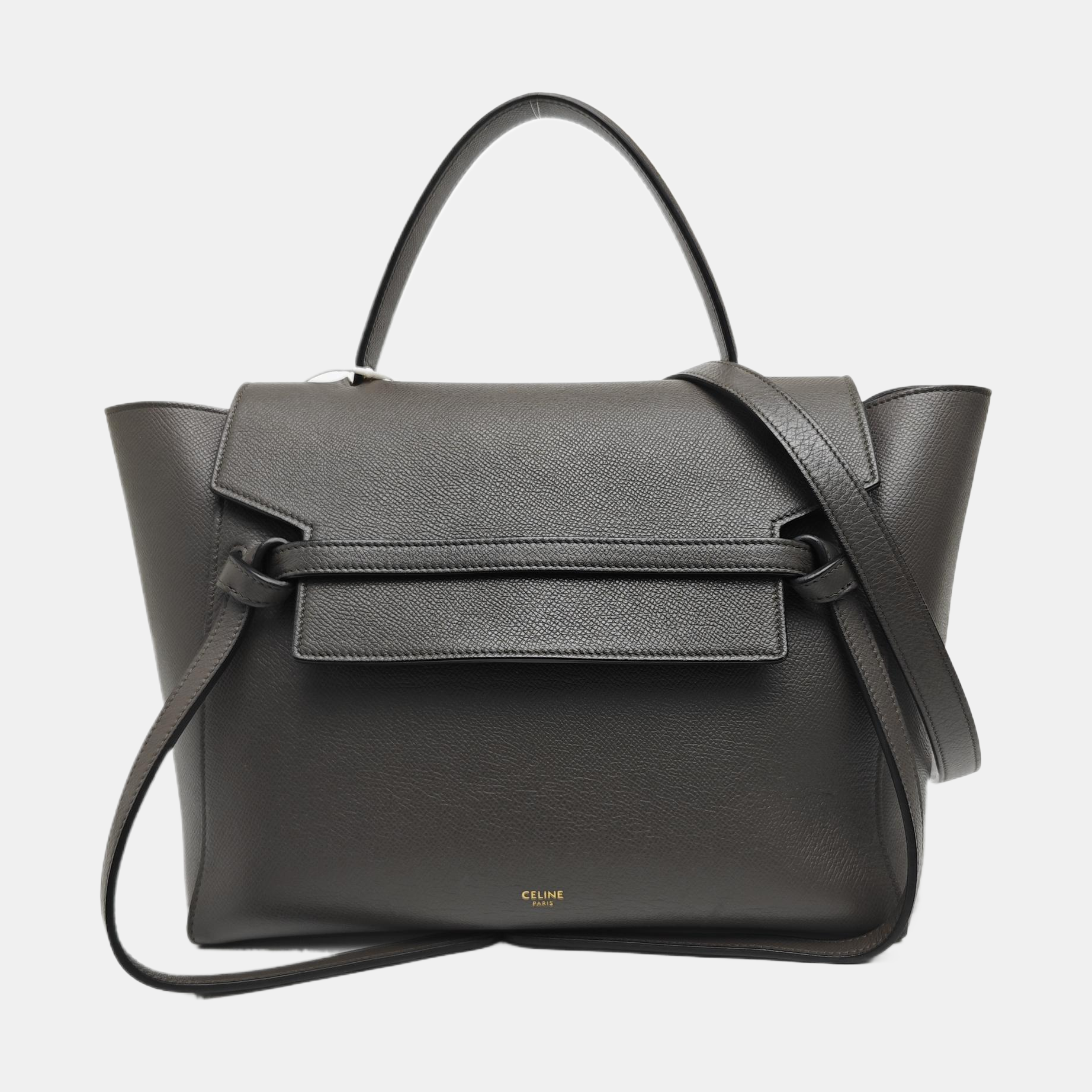 BELT Mini Calfskin Gray