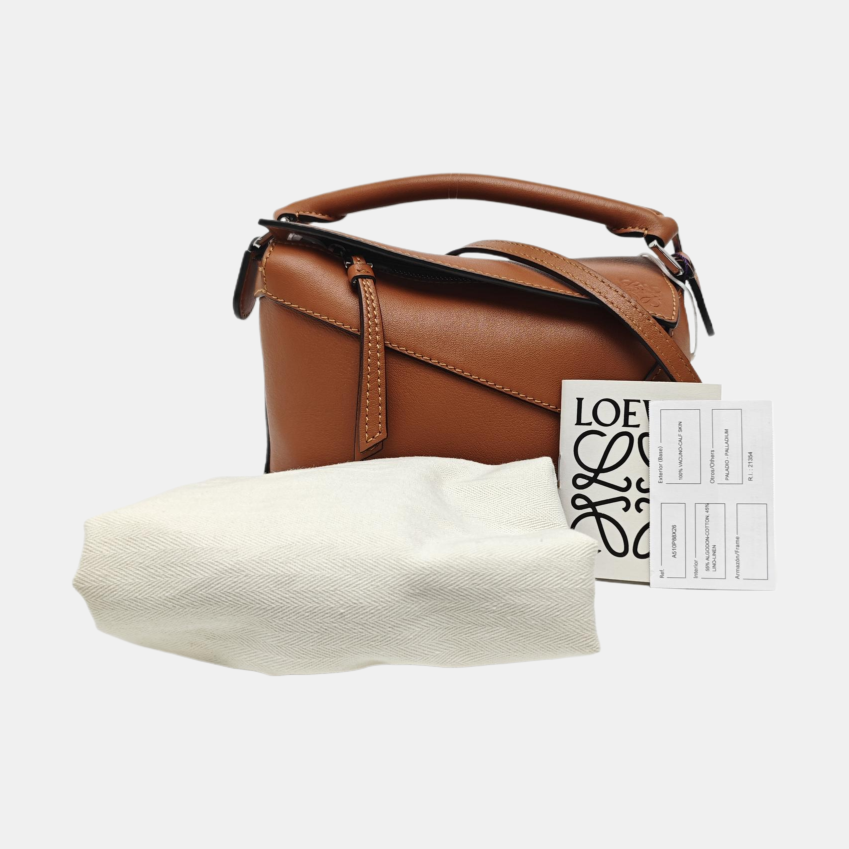 Puzzle Mini Calfskin Brown