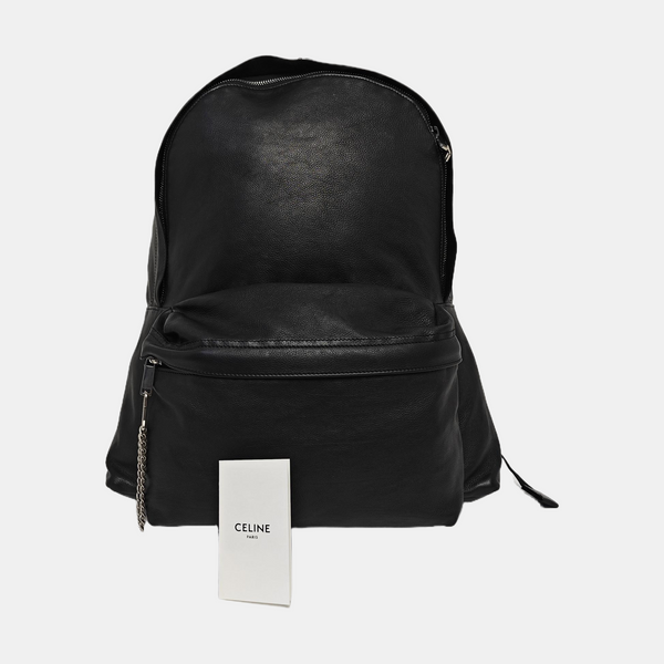 Calfskin Backpack Medium Black