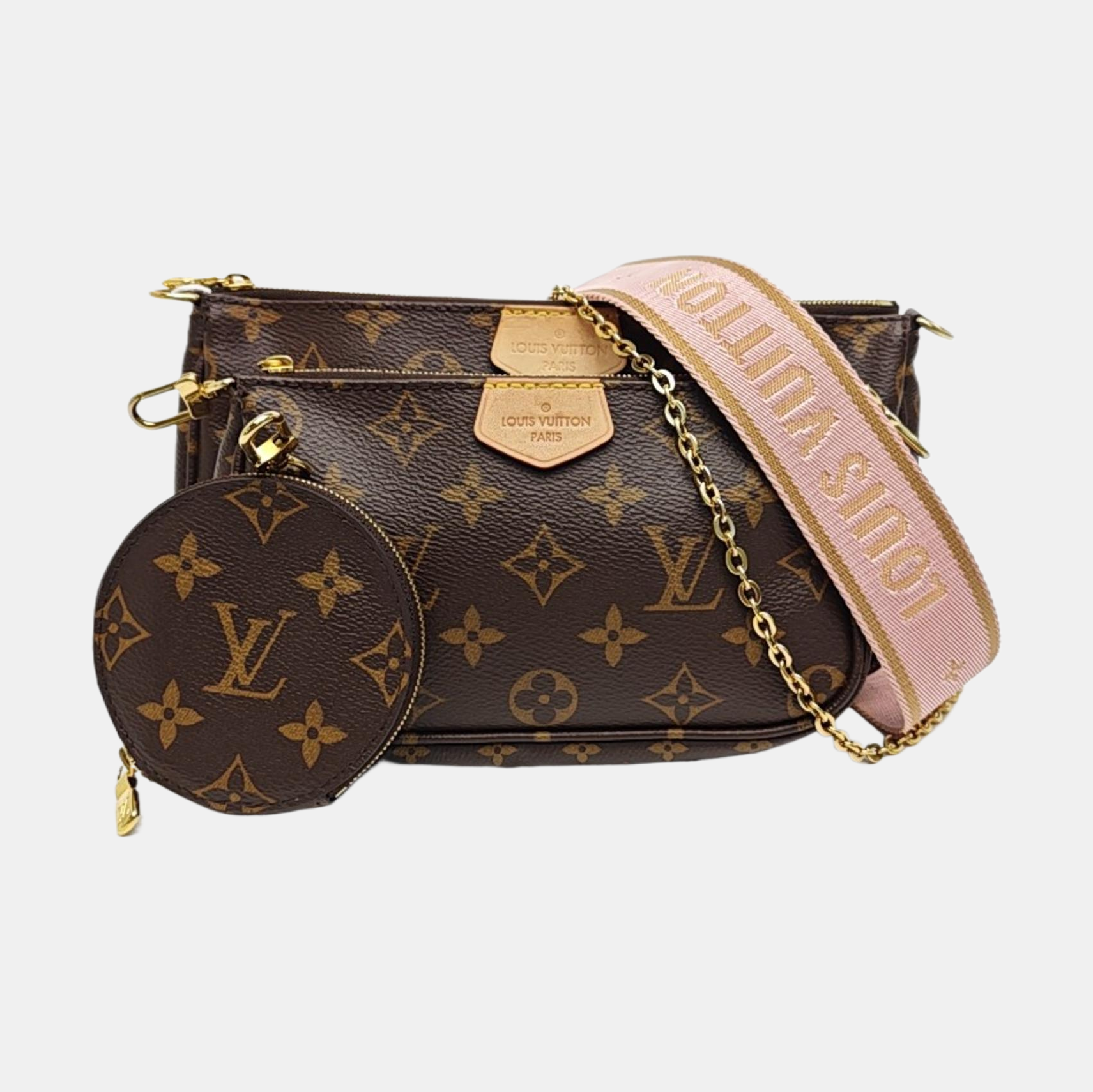 MULTI Monogram Coated Canvas Brown