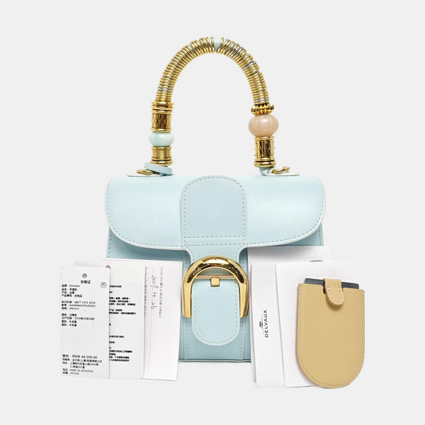 Brillant Mini Calfskin Blue