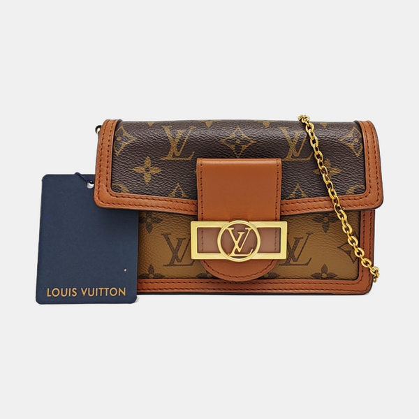 DAUPHINE WOC Monogram Coated Canvas Brown