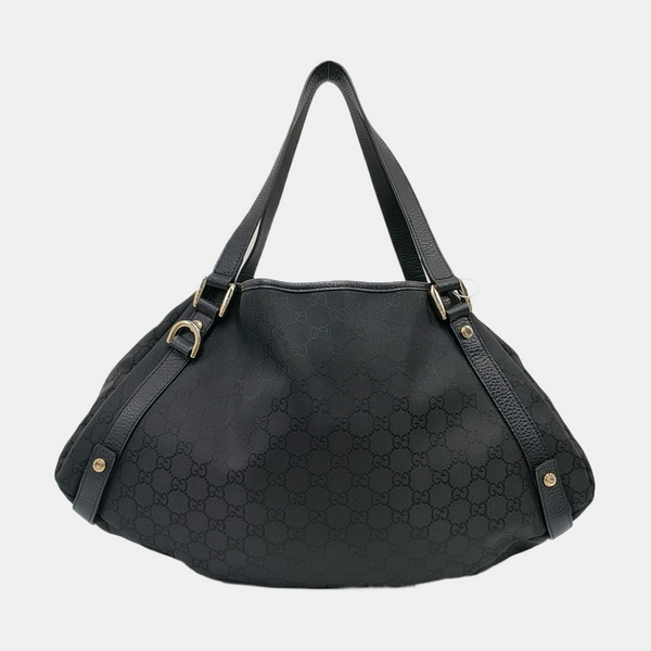 Abbey Medium Monogram Canvas Black