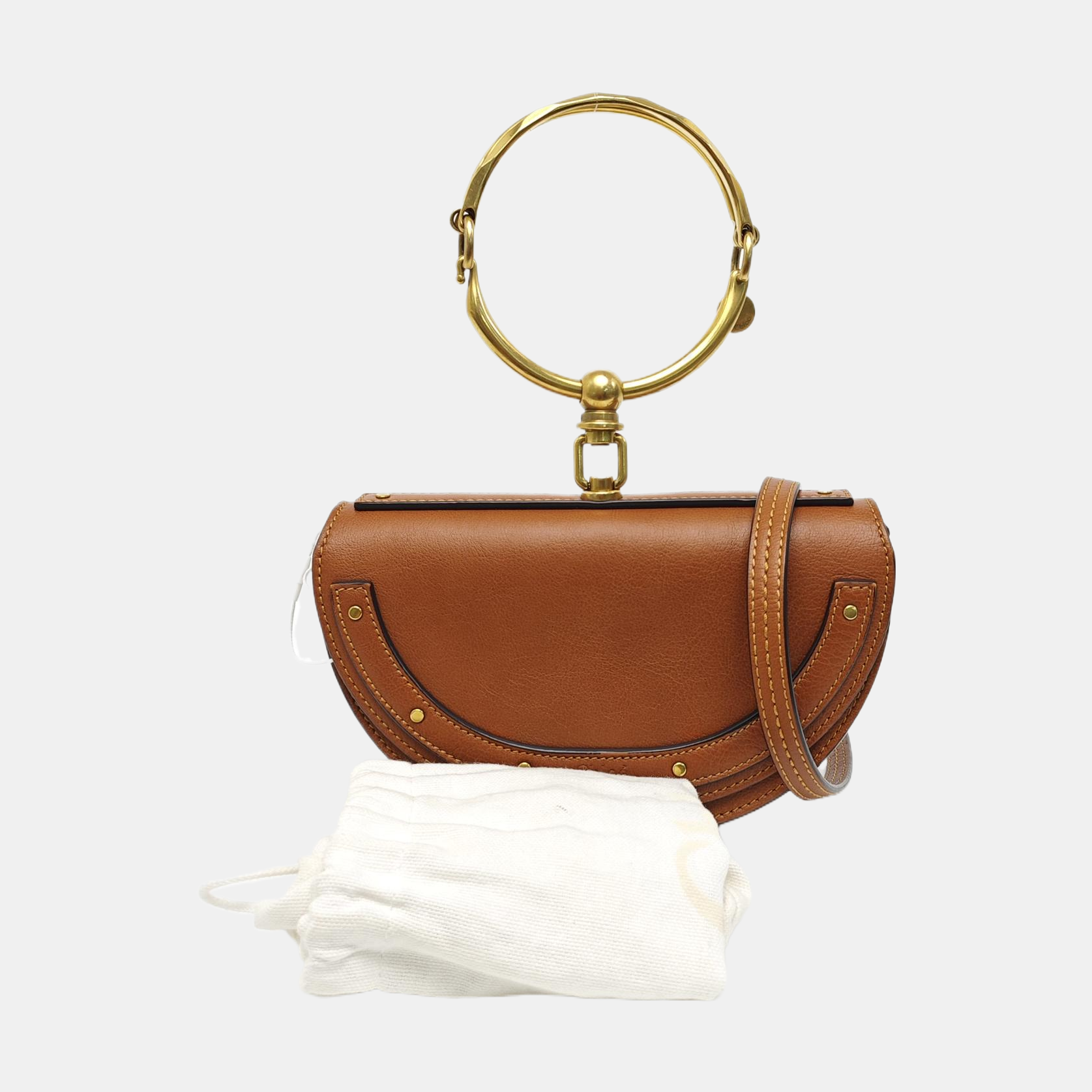 Nile Small Calfskin Brown