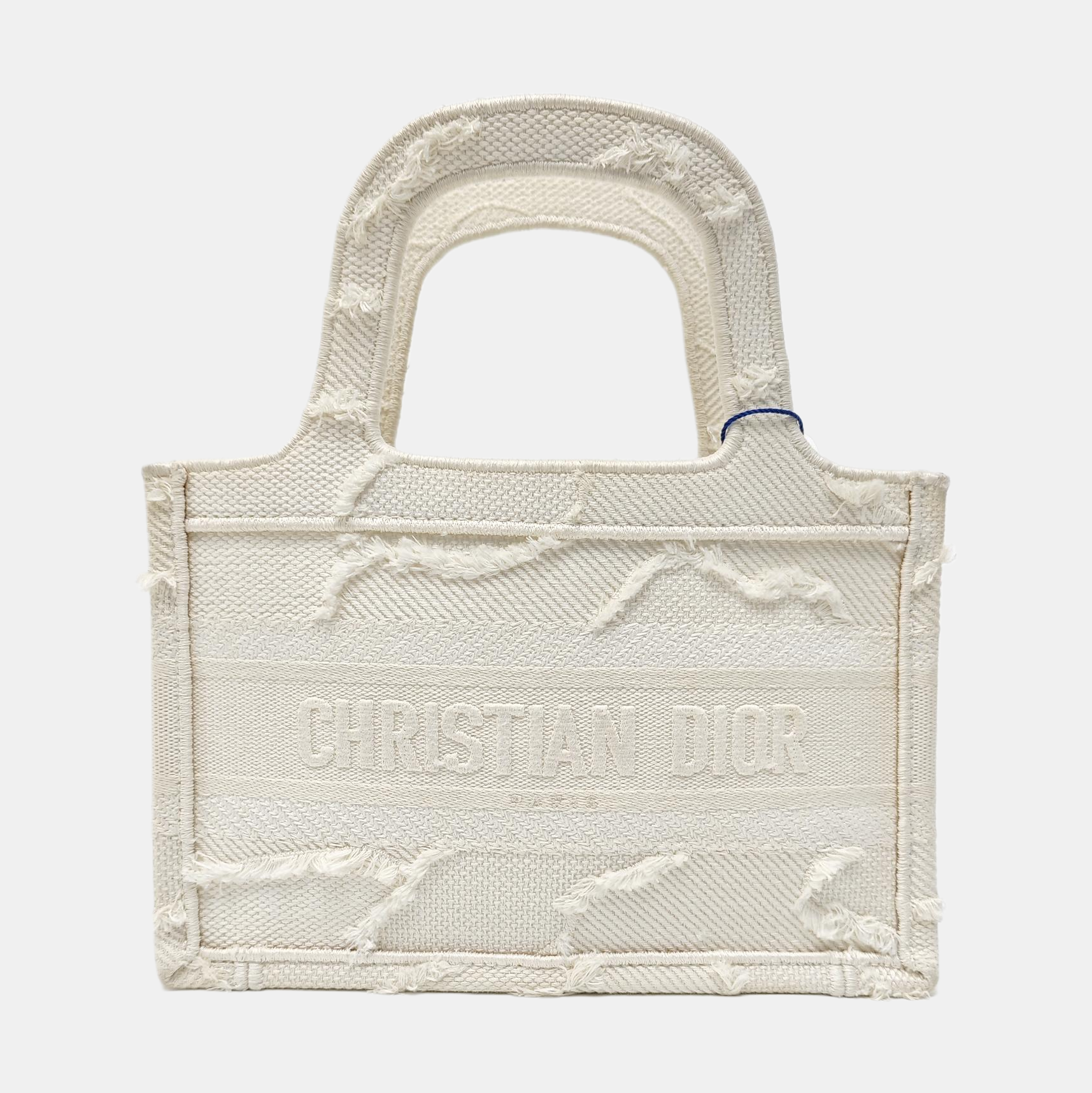 Book Tote Mini Canvas White
