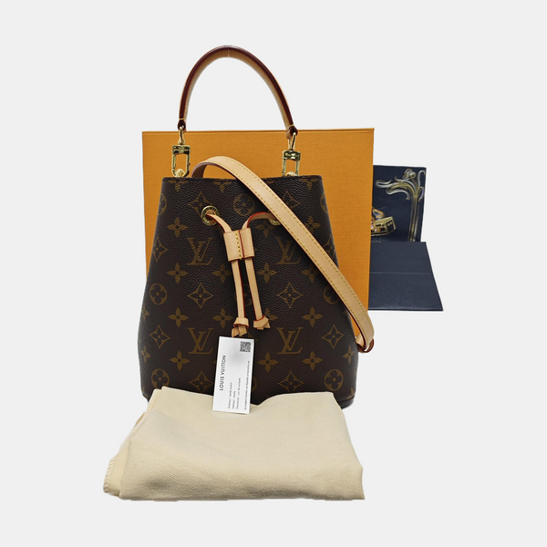 NÉONOÉ BB Monogram Coated Canvas Brown