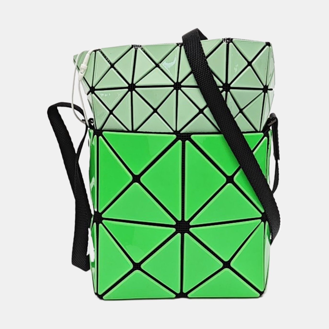 Special Material Bucket Bag Green