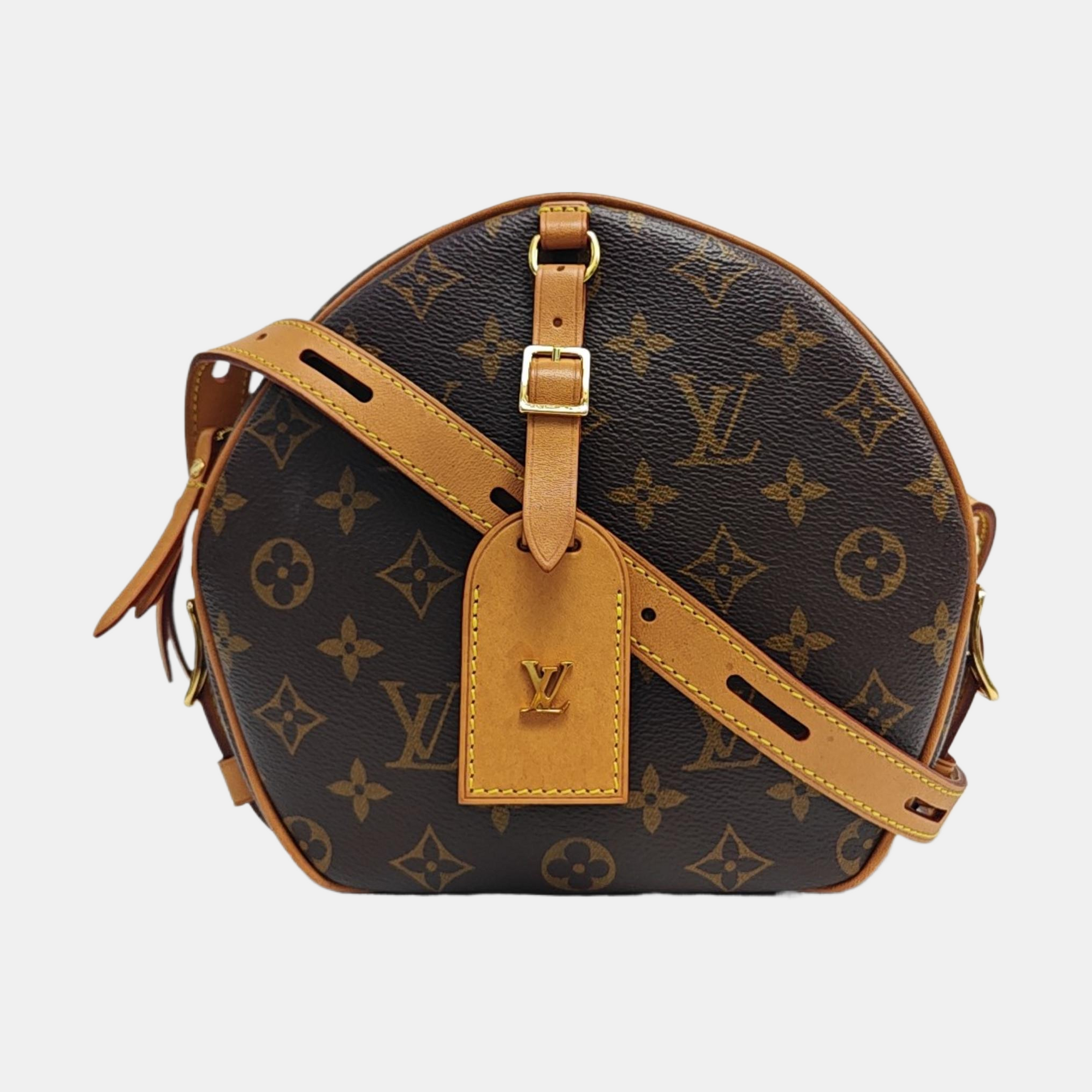 BOITE CHAPEAU MM Monogram Coated Canvas Brown