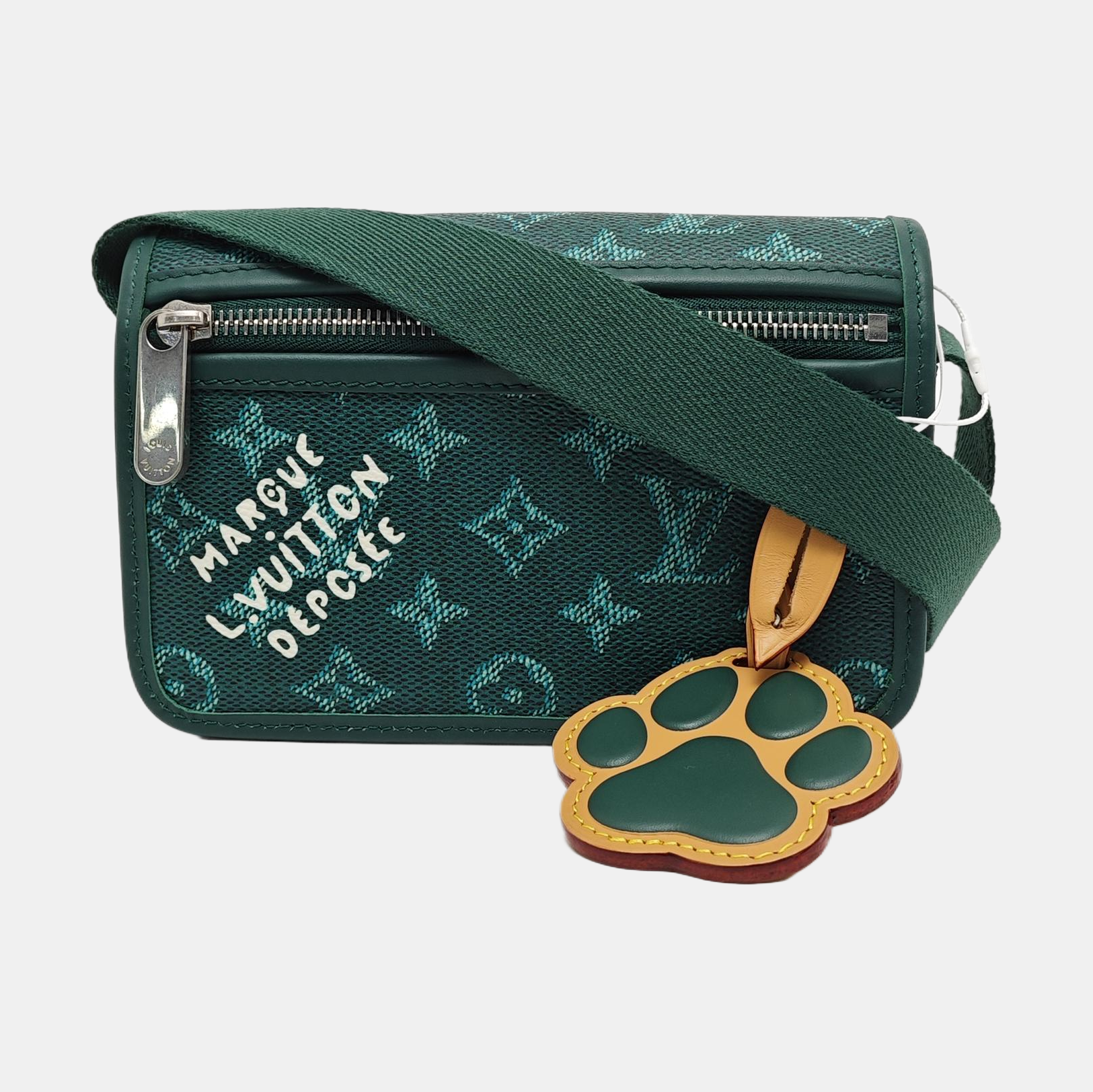 BOSPHORE Monogram Coated Canvas Green