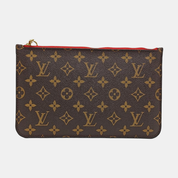 NEVERFULL PM Monogram Coated Canvas Brown