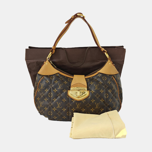 ETOILE CITY GM Monogram Coated Canvas Brown