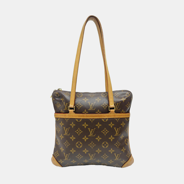 COUSSIN GM Monogram Coated Canvas Brown