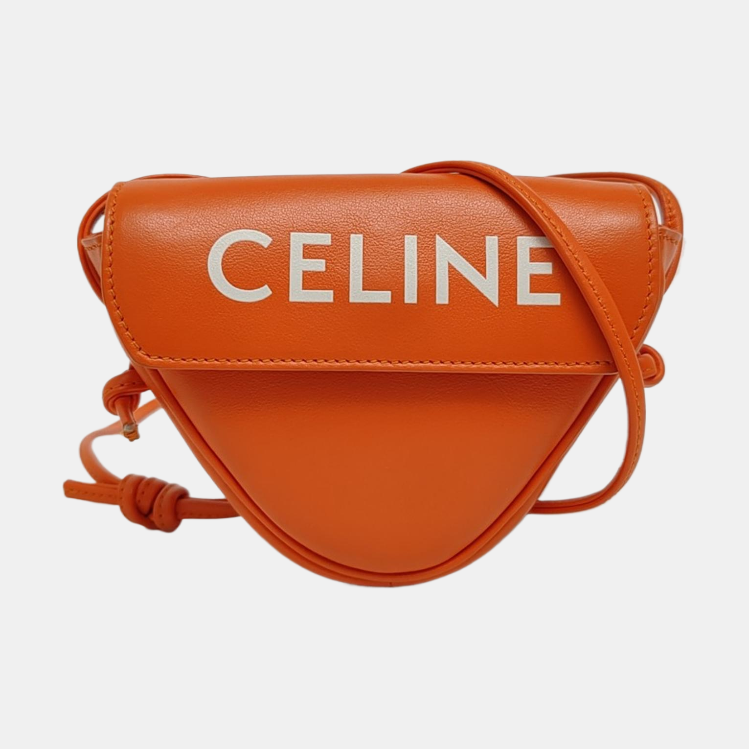 TRIANGLE Calfskin Orange