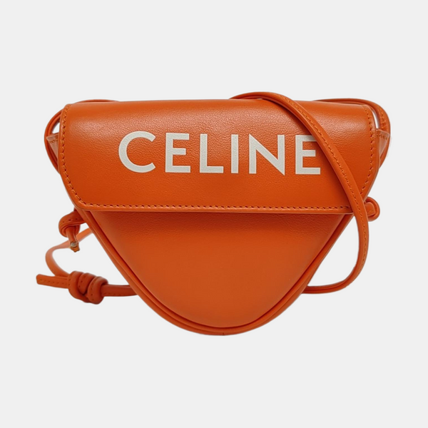TRIANGLE Calfskin Orange