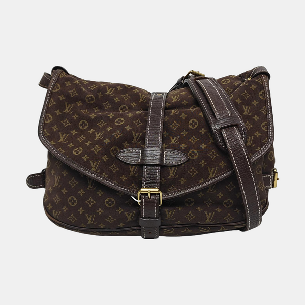 SAUMUR 28 Monogram Canvas Brown