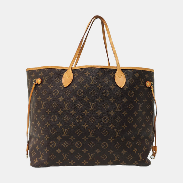 NEVERFULL GM Monogram Coated Canvas Brown