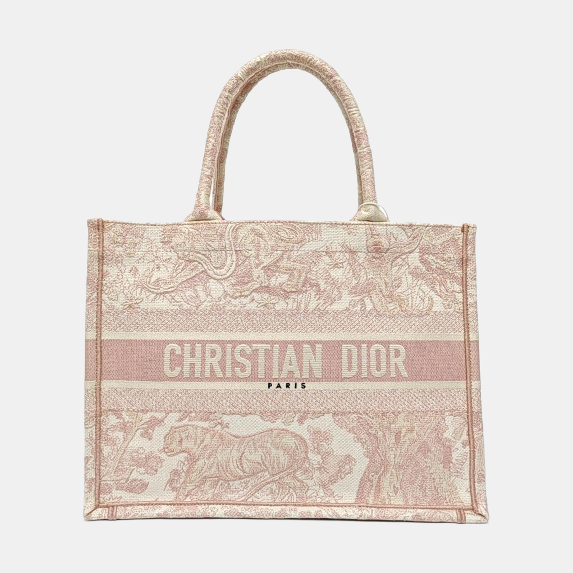 Book Tote Medium Canvas Pink