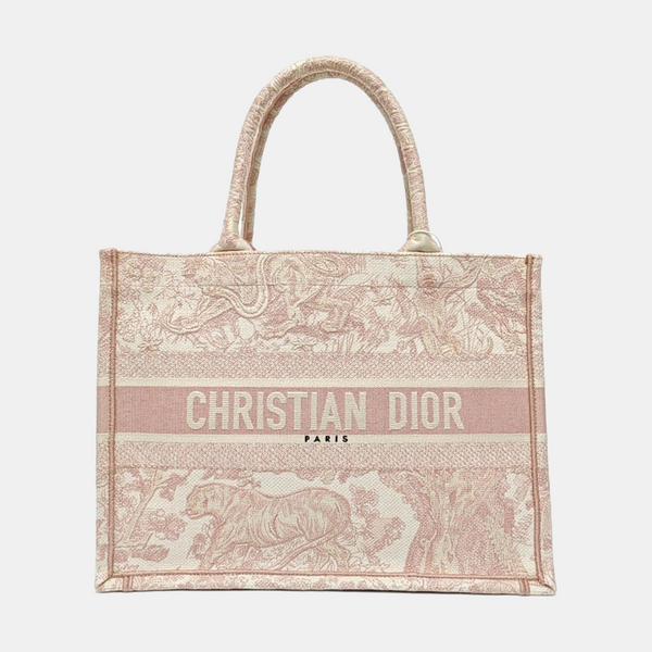 Book Tote Medium Canvas Pink