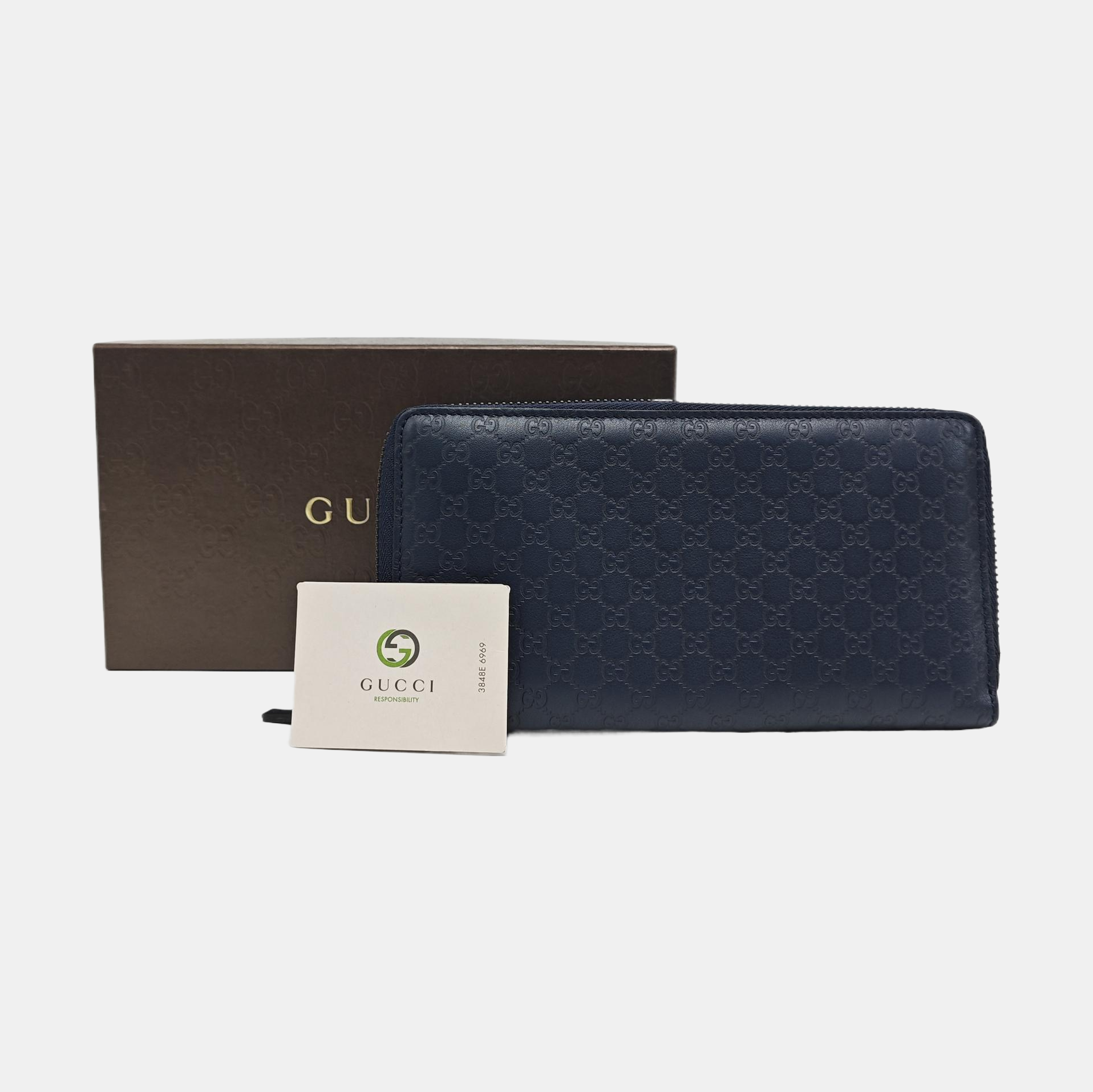 Calfskin Wallet Blue