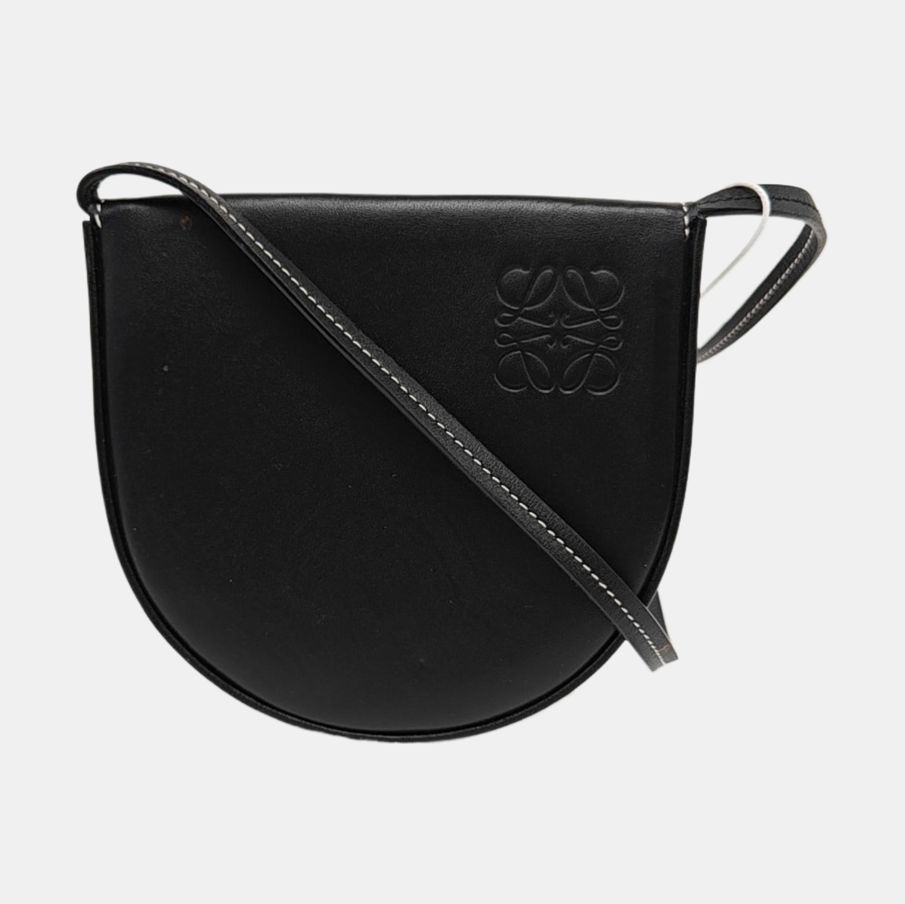 Heel Small Calfskin Black