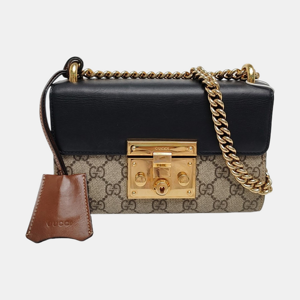 Authenticated pre-owned  Padlock Small Monogram Coated Canvas Multicolor - Shoulder Bag at Looply