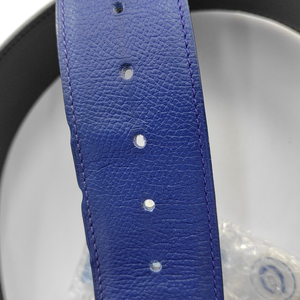 Blue Leather Belt