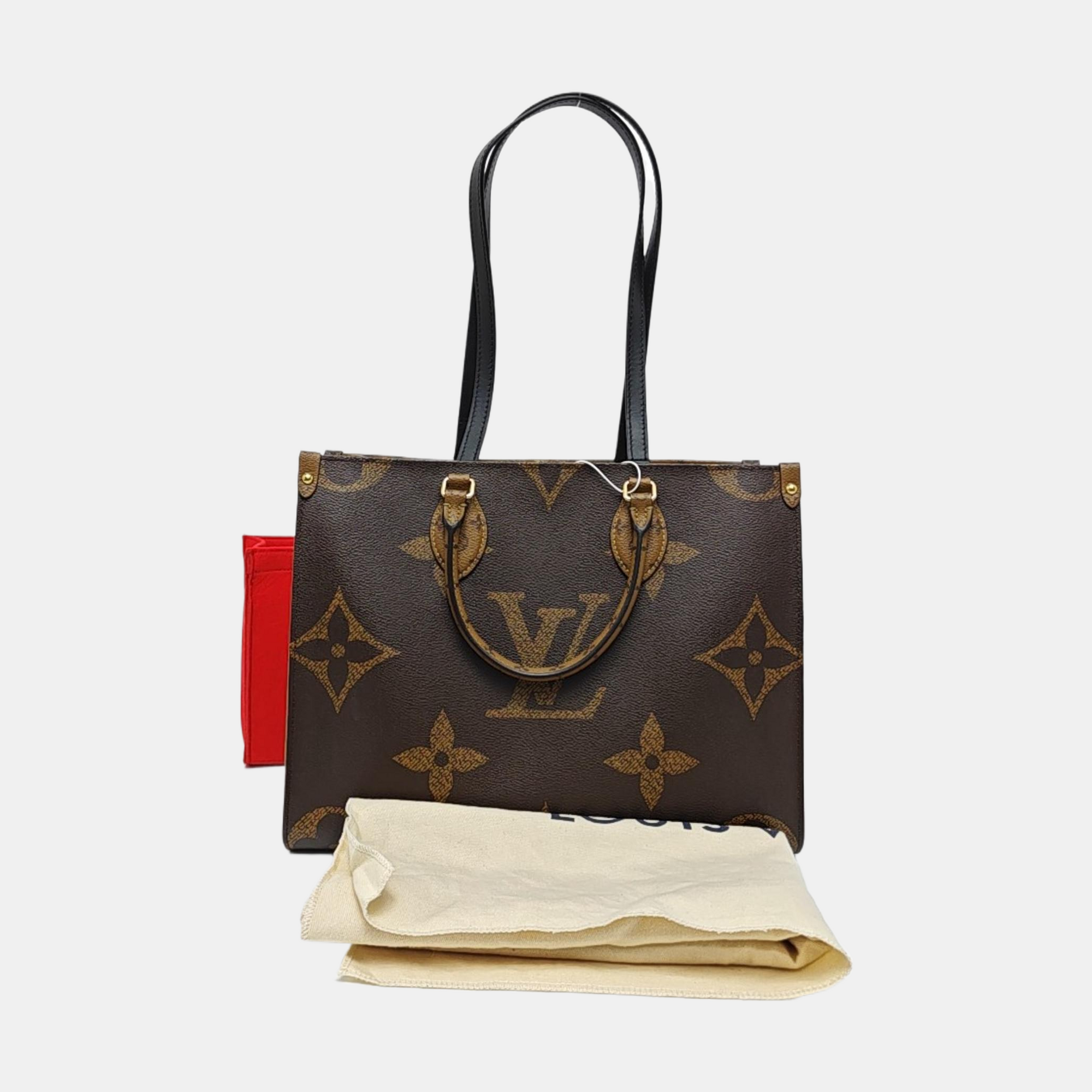 ONTHEGO MM Monogram Coated Canvas Brown