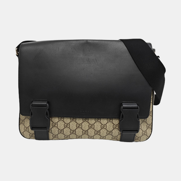 Monogram Coated Canvas Shoulder Bag Beige
