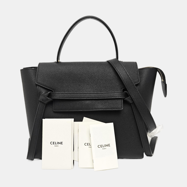 BELT Micro Calfskin Black