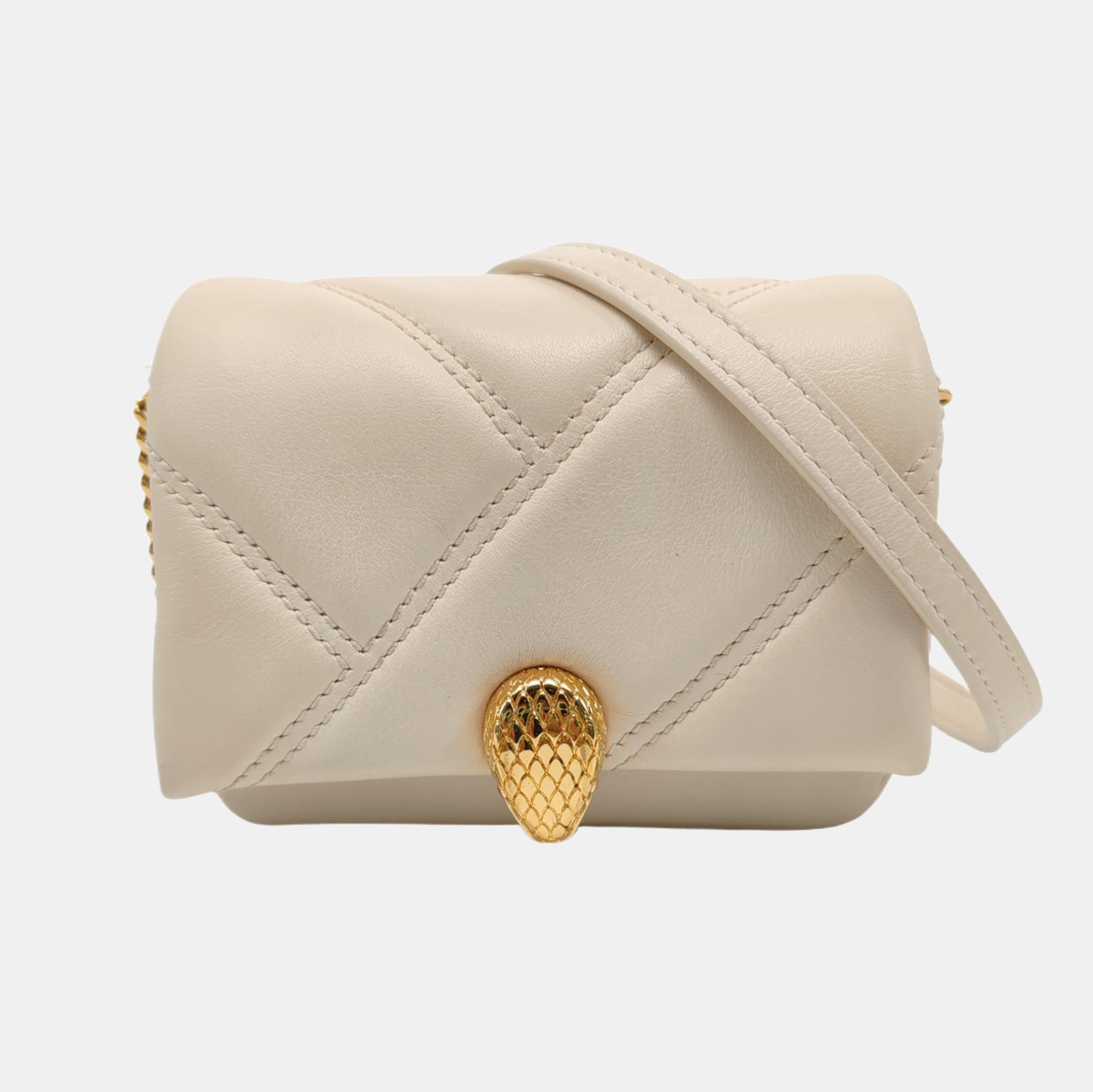 SERPENTI CABOCHON Quilted Calfskin Beige