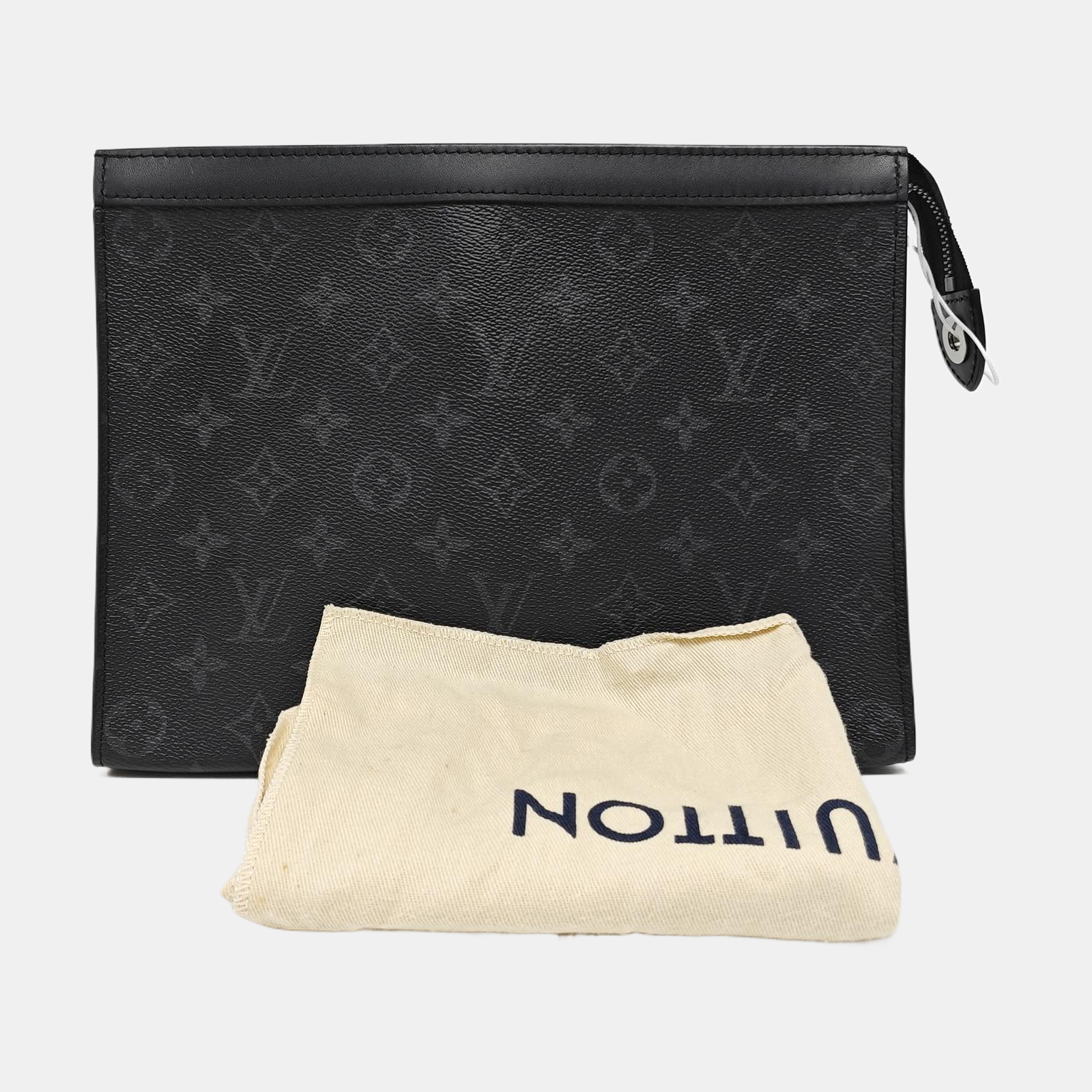 Pochette Voyag MM Monogram Coated Canvas Black