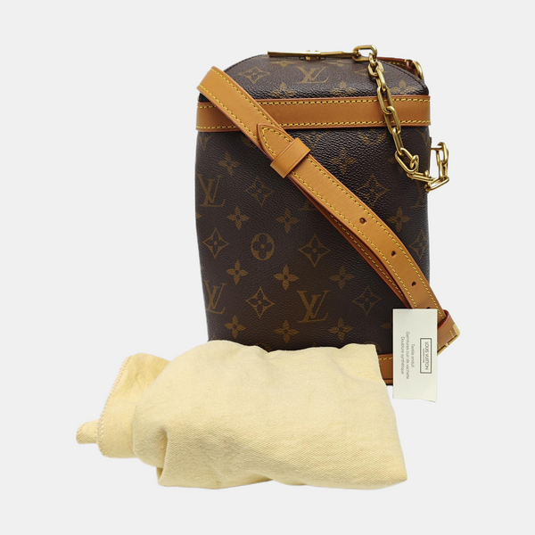 MILK BOX Monogram Coated Canvas Brown