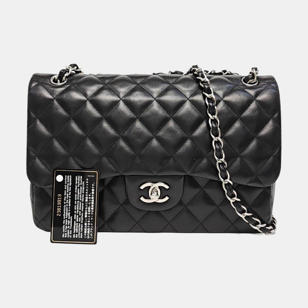 CLASSIC FLAP Jumbo Quilted Lambskin Black