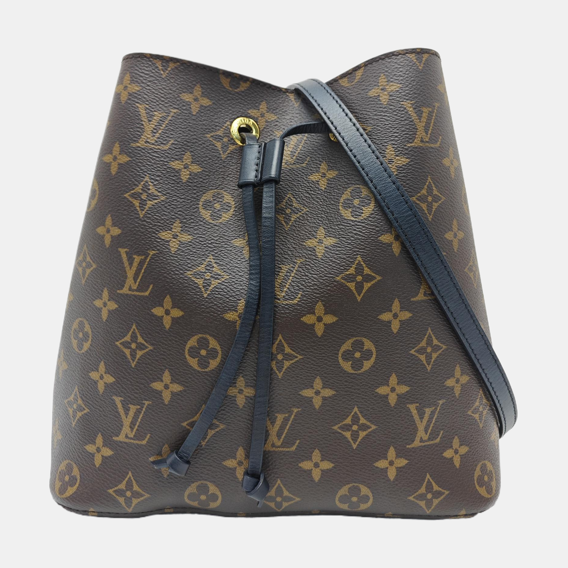 NÉONOÉ MM Monogram Coated Canvas Brown