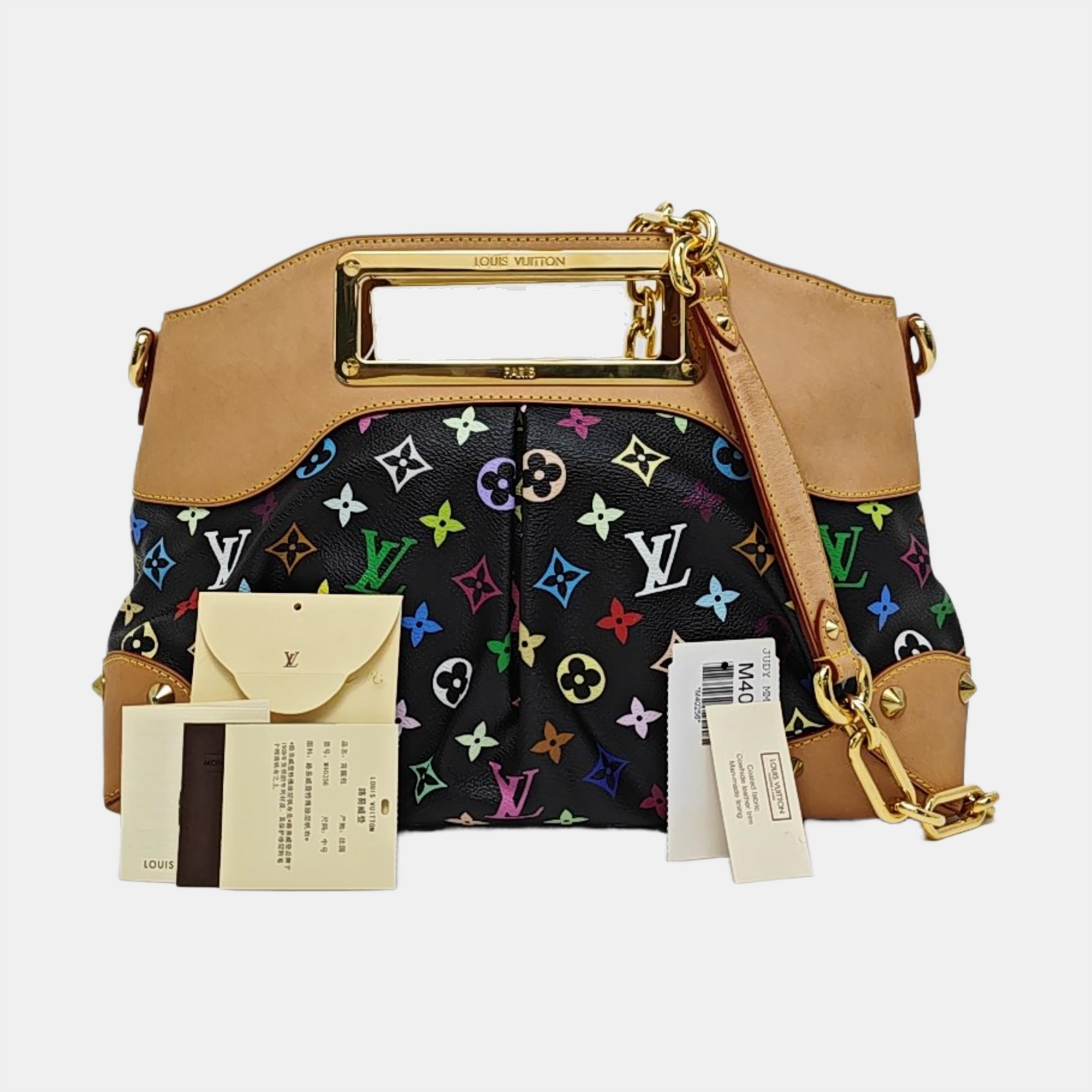 LV × TM JUDY MM Monogram Coated Canvas Black