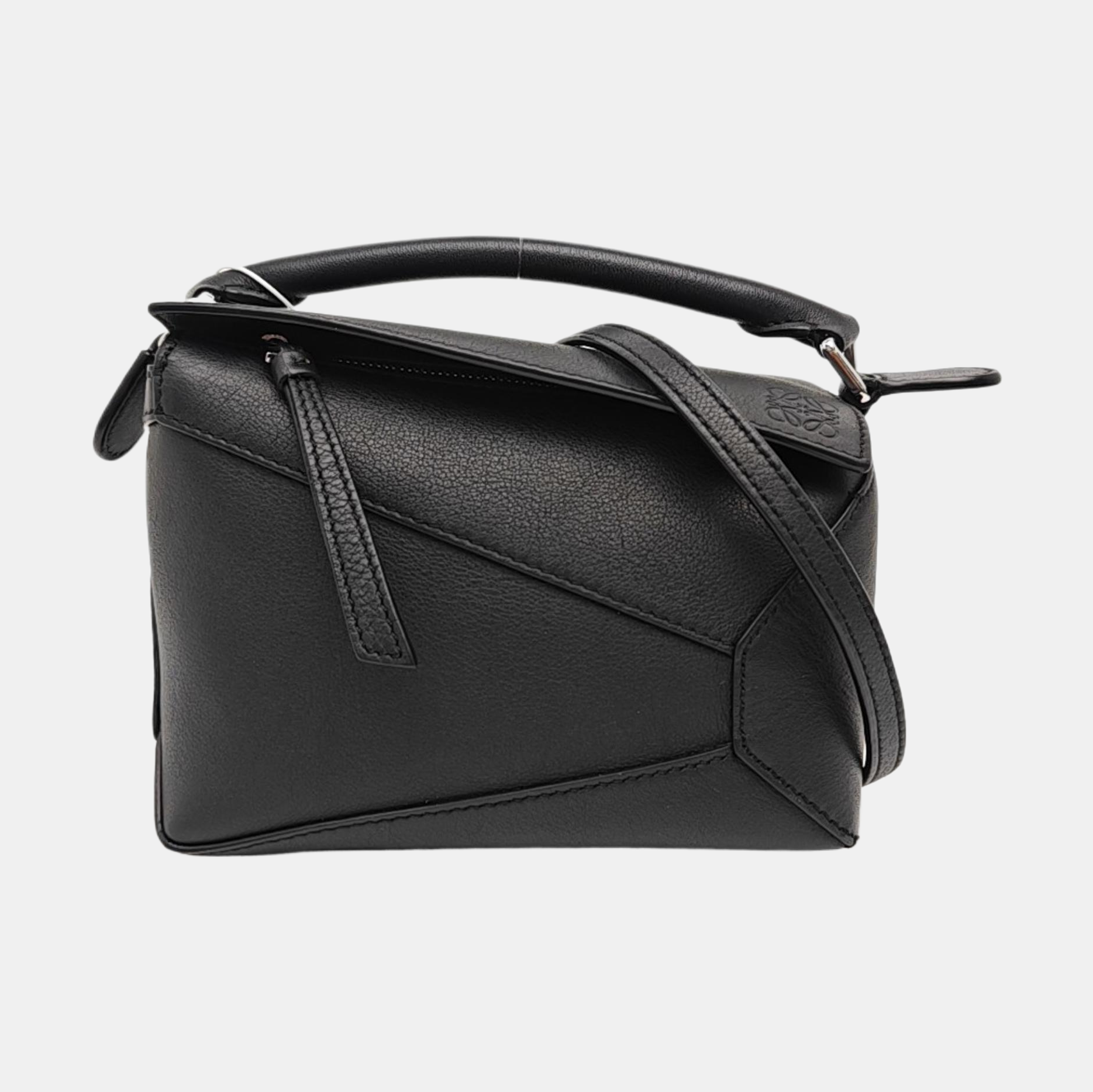 Puzzle Mini Calfskin Black