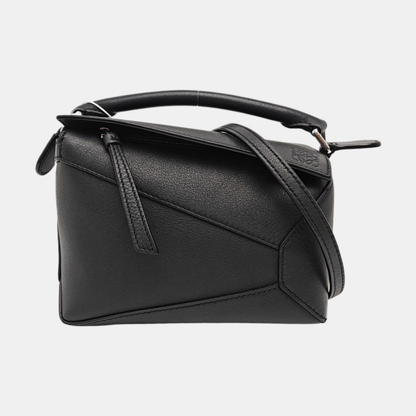 Puzzle Mini Calfskin Black