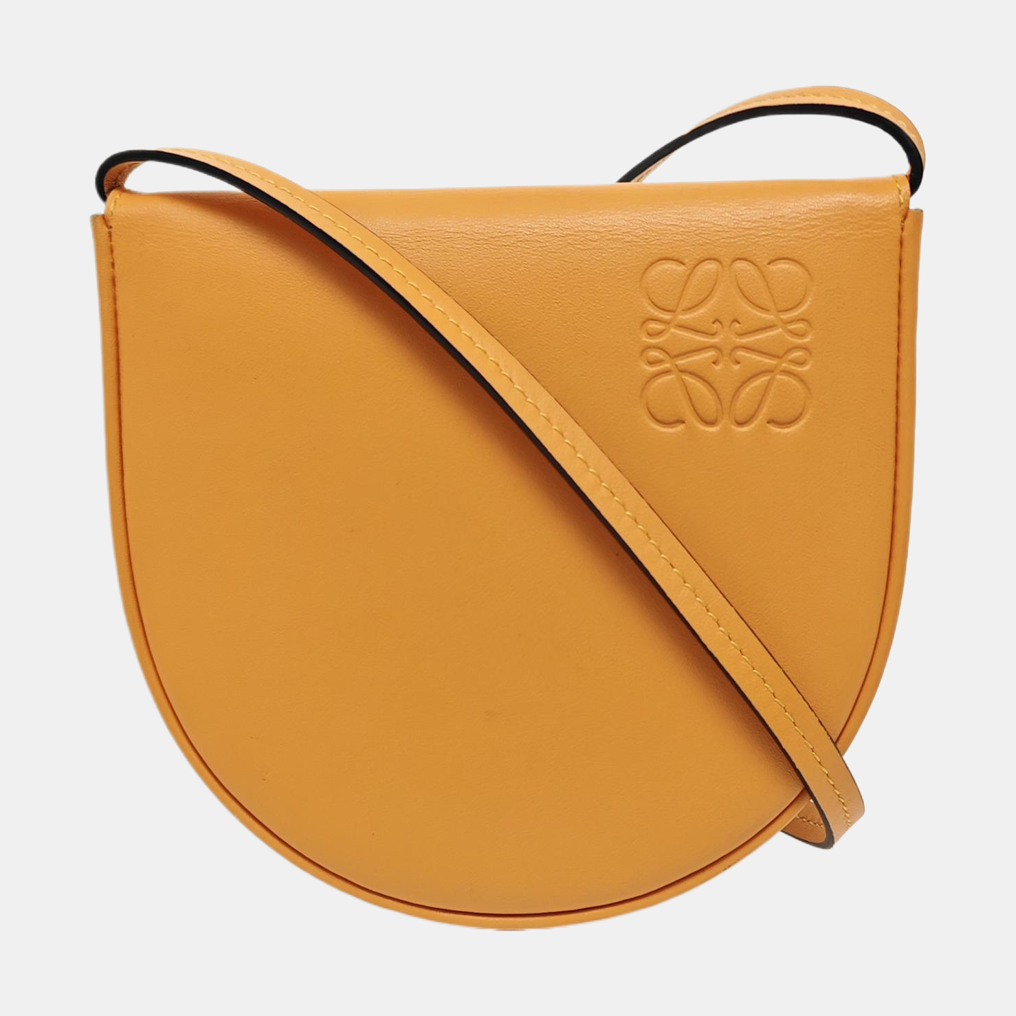 Heel Small Calfskin Orange