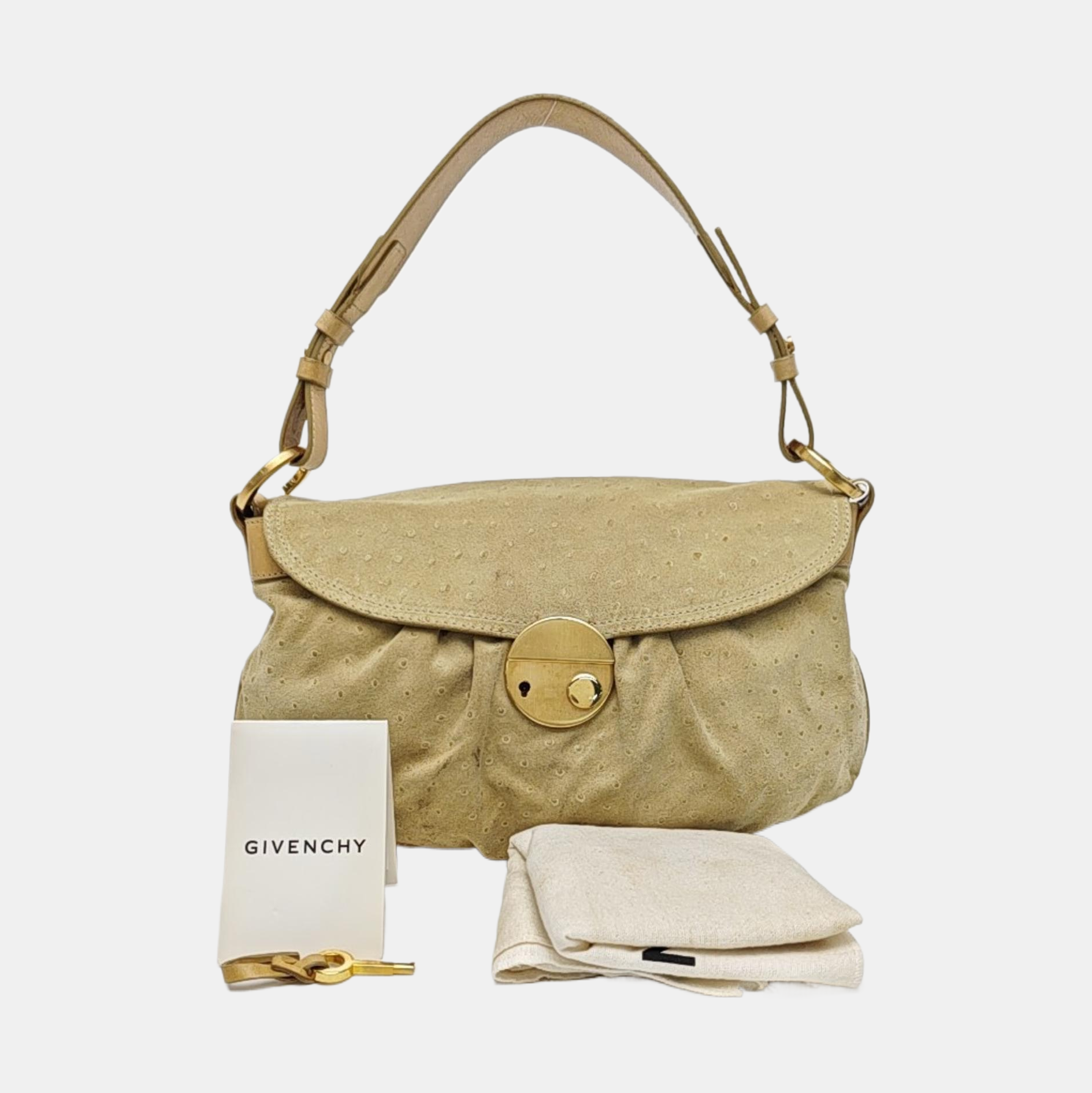 Suede Shoulder Bag Brown
