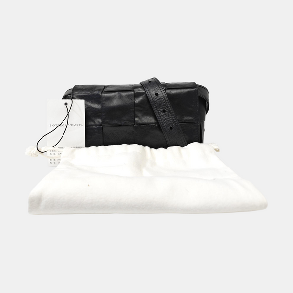 Calfskin Shoulder Bag Black